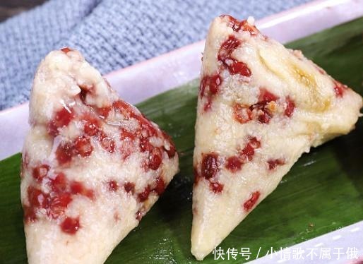 孩子|孩子挑食,不爱吃米饭,教你做香甜软糯红豆粽,简单美味又营养!