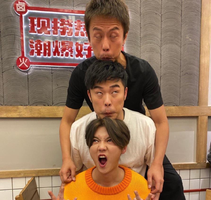 陈赫|陈赫和鹿晗互晒丑照之后,邓超也加入了,跑男团真实关系一目了然