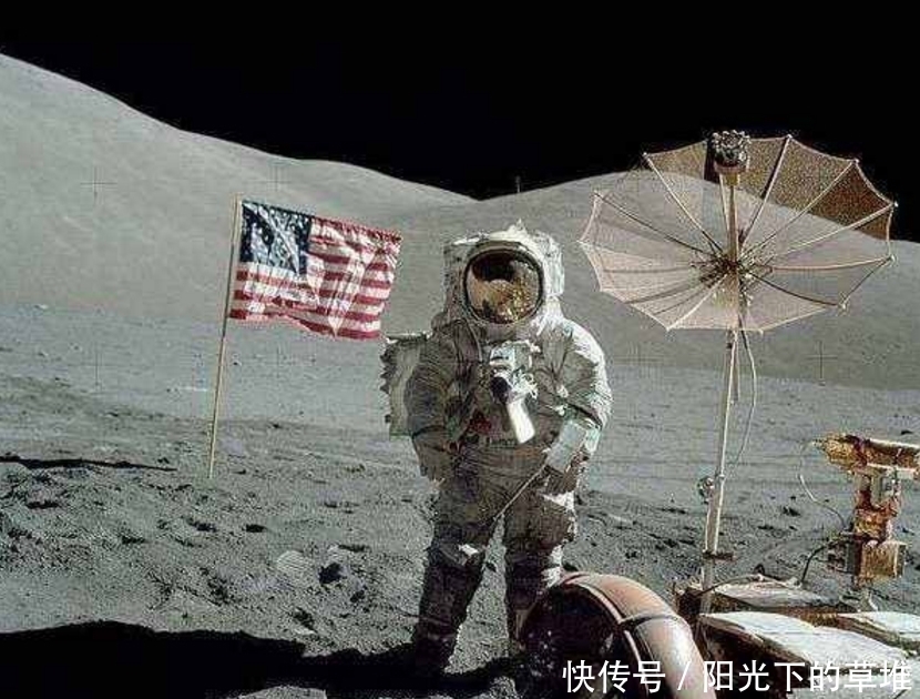  飘起来|月球上没有风, 美国国旗为何却能飘起来? 盘点阿波罗登月的疑点