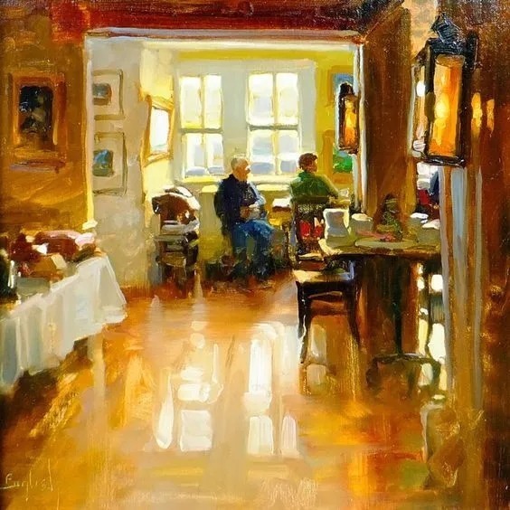 影迷|光影迷情,他的油画就是这么赏心悦目!