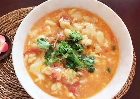 细小|做疙瘩汤,我从不用水调,学会1招小技巧,疙瘩均匀细小,吃着香