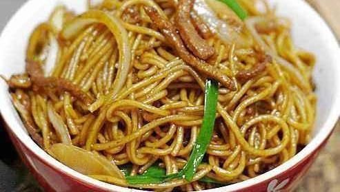 酸菜|精选美食肉丝酸菜粉丝,广式豉油皇炒面,凉拌果仁菠菜,鸡丝打卤面