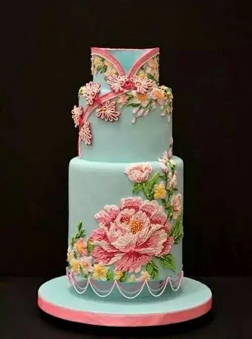 中国|这才是中国该有的蛋糕,美爆了,你舍得下口吗