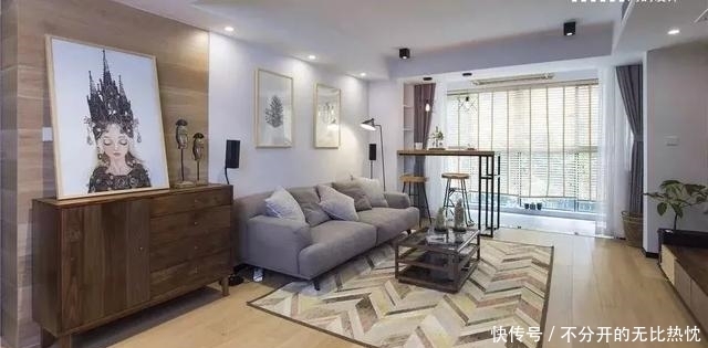 客厅|客厅没阳台怎么办?这样设计比有阳台好看N倍!