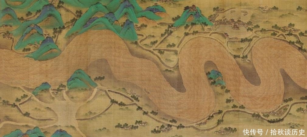绘制|中国人的“母亲河”绘制于清代康熙皇帝时期的黄河万里图卷