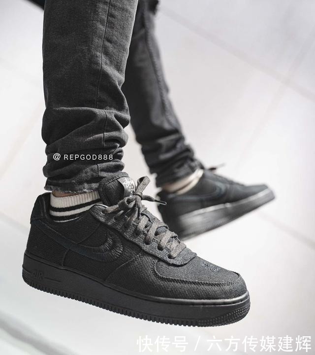 AF1|Stussy x AF1上脚果然香!两双配色你怎么选