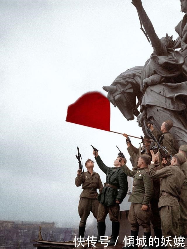 老照片|从俄罗斯末代皇帝到苏联攻陷柏林看上色后令人惊艳的苏联老照片