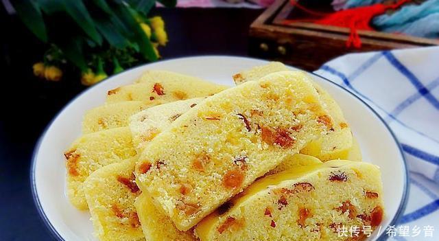 主食|天热,主食就做它,手不沾面搅一搅就妥,柔软香甜,比蛋糕都好吃