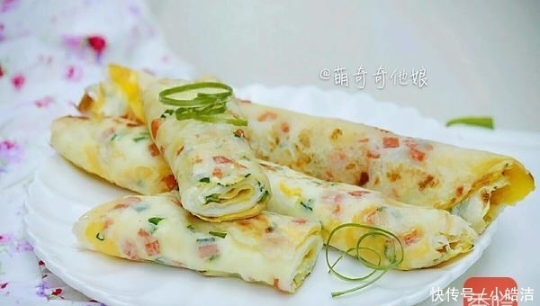 分钟|8分钟粗粮早餐饼,拌好面糊就能烙,吃过一次,天天想做,特简单