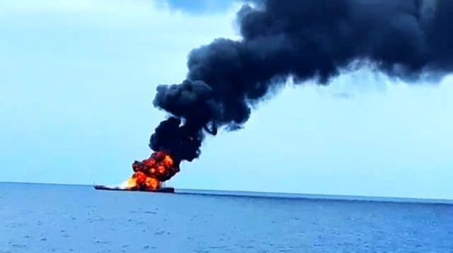 大风|印尼登陆舰没扛住4米高海浪被打沉了！大风与火灾，谁更恐怖呢？