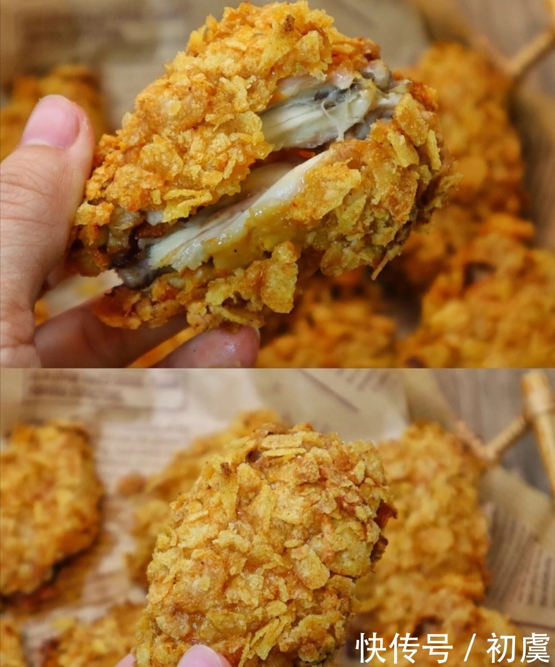 好吃|非油炸的薯片鸡翅,咸香酥脆好吃哭了!