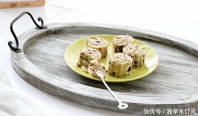 蔓越莓|山药蒸着吃没味道用它做个小点心,春天多吃点,味道酸甜又香软