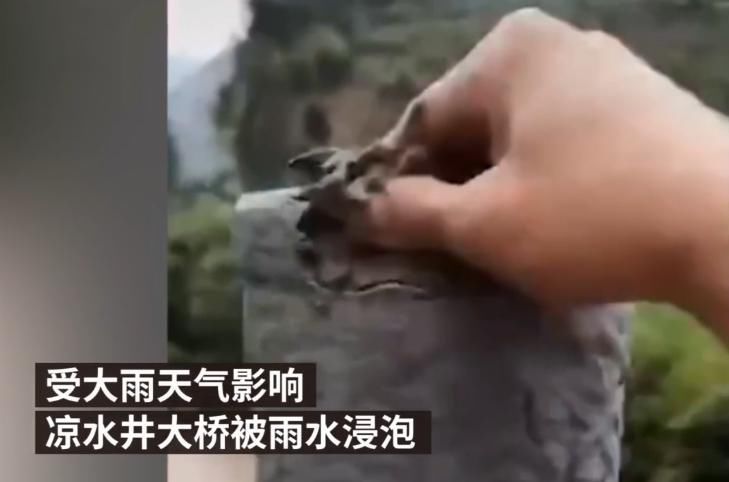  部门|石柱凉水井大桥护栏 大雨过后一捏成泥？相关部门：网传视频属实