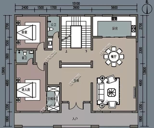  占地尺寸|农村没有堂屋的房子不是好房子,20套户型分享,总有一套看上眼