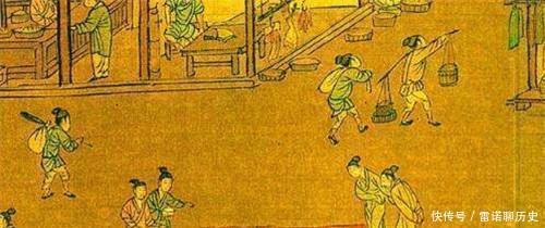 清明上河图|放大后的《清明上河图》老板,你是不是拿错了,菜刀可不是斧头