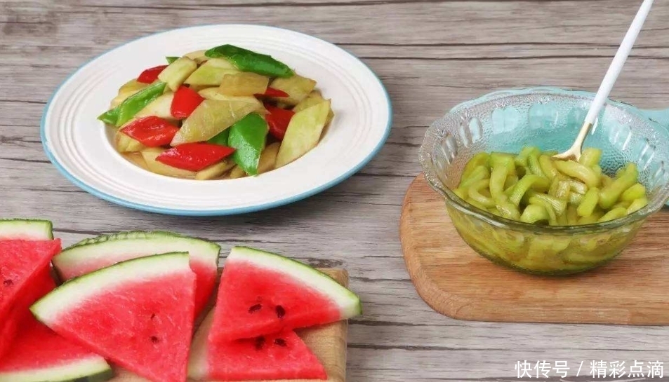  西瓜皮|7月里，爱吃西瓜还不如多吃它，润肠通便瘦小腹