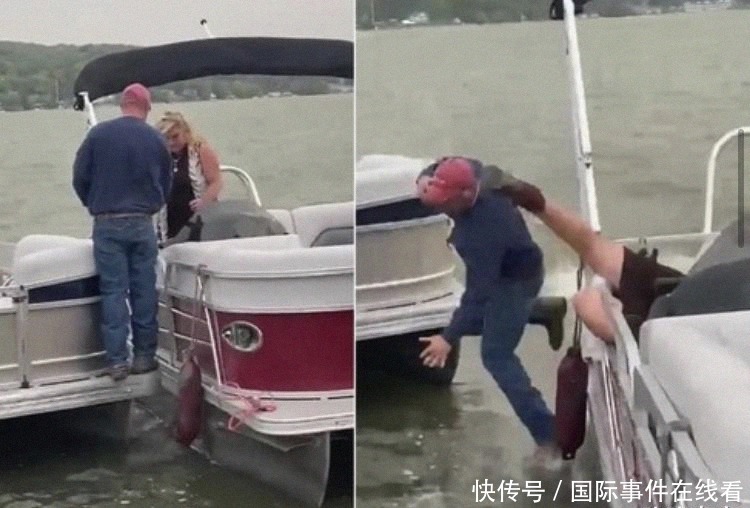 无影脚|男子海上浪漫求婚 女友“无影脚”将他踹下海