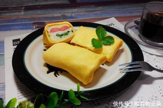 搞定|早餐吃什么简单来个蛋皮吐司,10分钟轻松搞定!