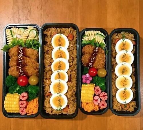 强迫症|日本一对兄妹的便当,吸引3万人围观,强迫症表示看起来好爽