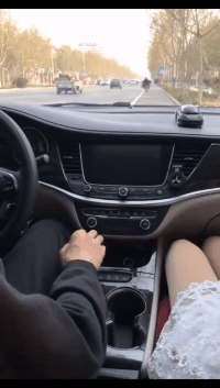 GIF|搞笑GIF趣图:大哥,挡住玻璃开车,就不怕扣分吗?