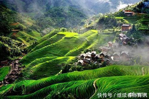 天然居|龙脊梯田天然居客栈:龙脊梯田云雾环绕犹如美丽的面纱