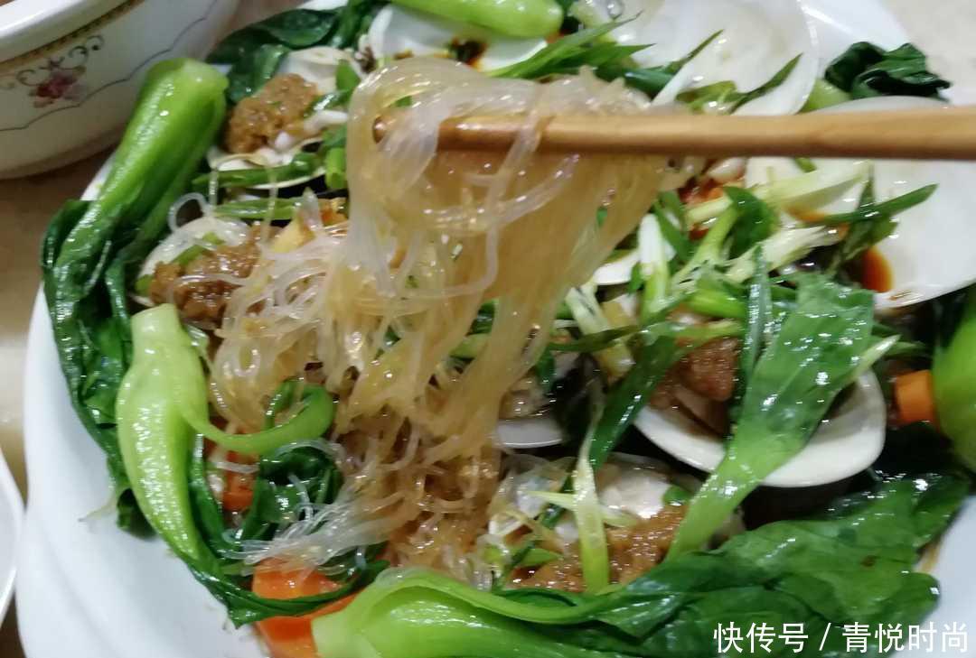 鲜甜|青蛾蒸粉丝，鲜甜美味，一点也不浪费
