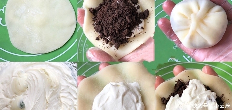  熟糯米粉|外面卖5元一个的雪媚娘，1分钟教你在家做，无需烤箱，软糯香甜