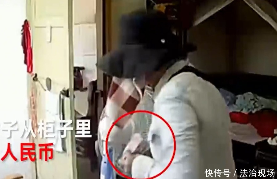 房间内|推销女子进屋讨水喝，老人热情招待反被骗，监控拍下无耻一幕！