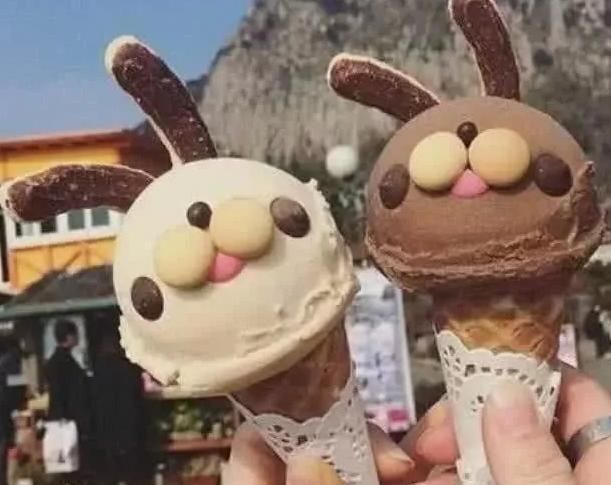男生|女生冬季忍不住要去买的雪糕,图一可爱,图四男生却“不敢下口”