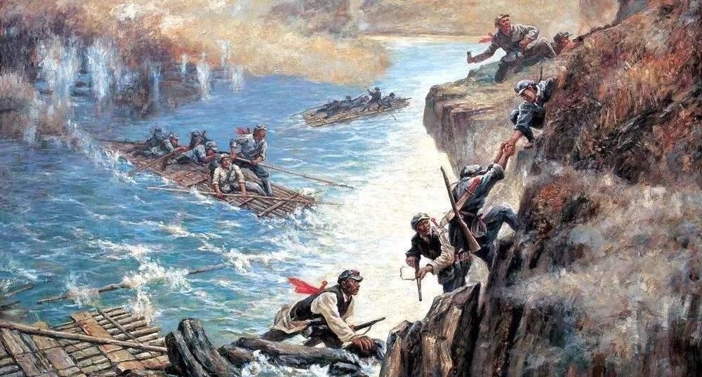  御寒|强渡乌江，红军喝酒御寒，刘亚楼：黔军两条枪，战斗力不强