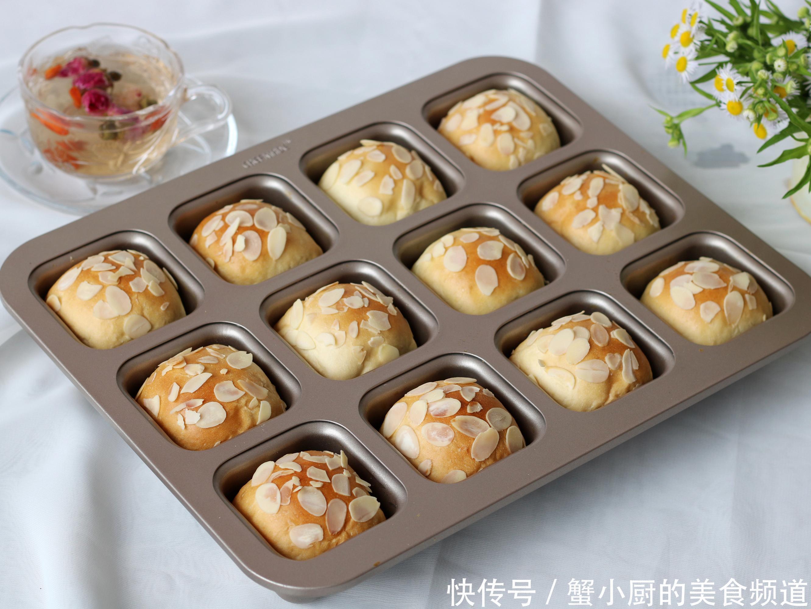 不硬|用了6年的面包配方,香甜松软细腻,放3天也不硬,比买的还好吃