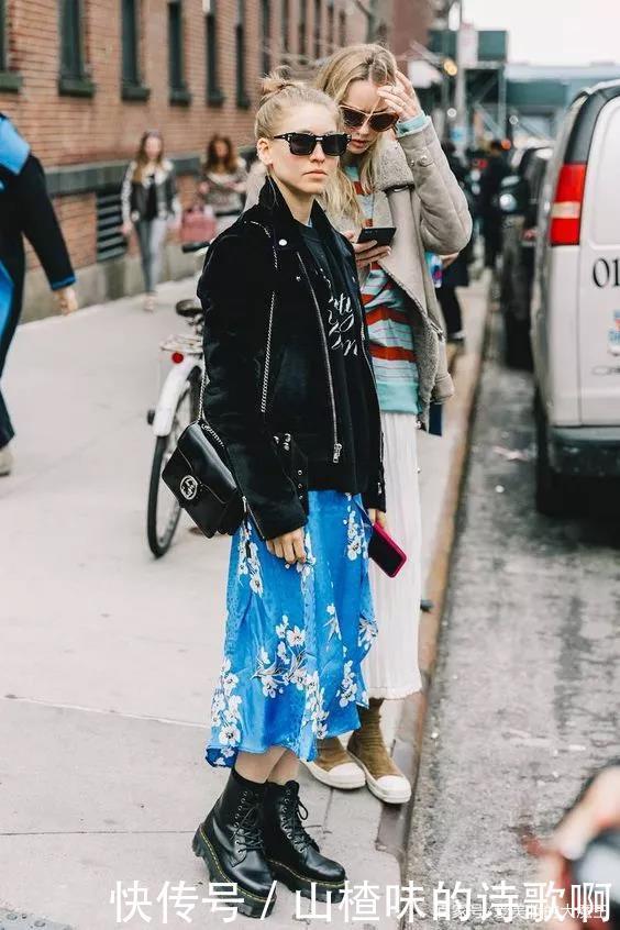 半身裙|短靴+阔腿裤,短靴+半身裙,短靴这样穿,让你时髦到炸!