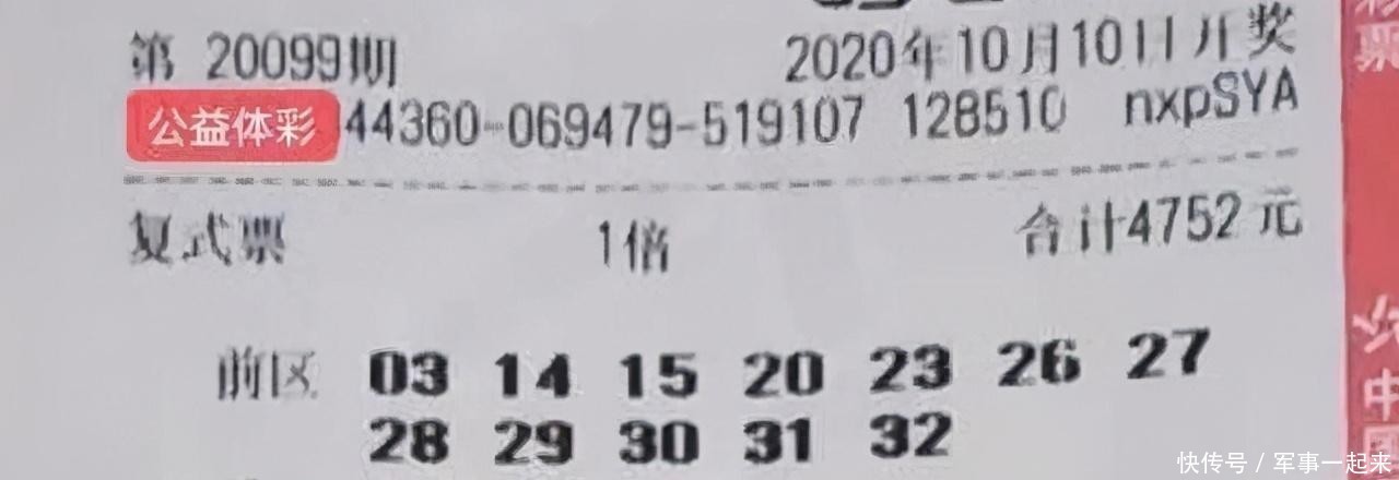 出击|大乐透099期提前出击:彩友单期两张4752大票已公布
