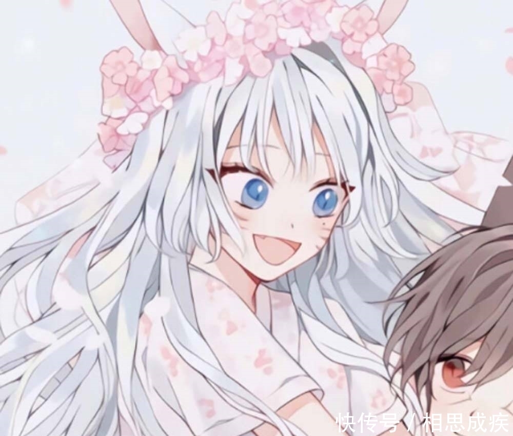 头像|精选·浪漫·动漫情侣头像:如果生活笑我狼狈,至少还有你叫我宝贝