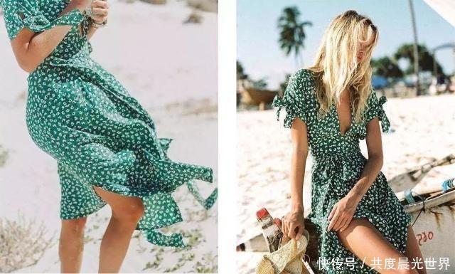 底色|碎花裙怎么挑不俗气