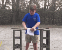 真牛|搞笑GIF:这技术是真牛,还是保持点距离好!