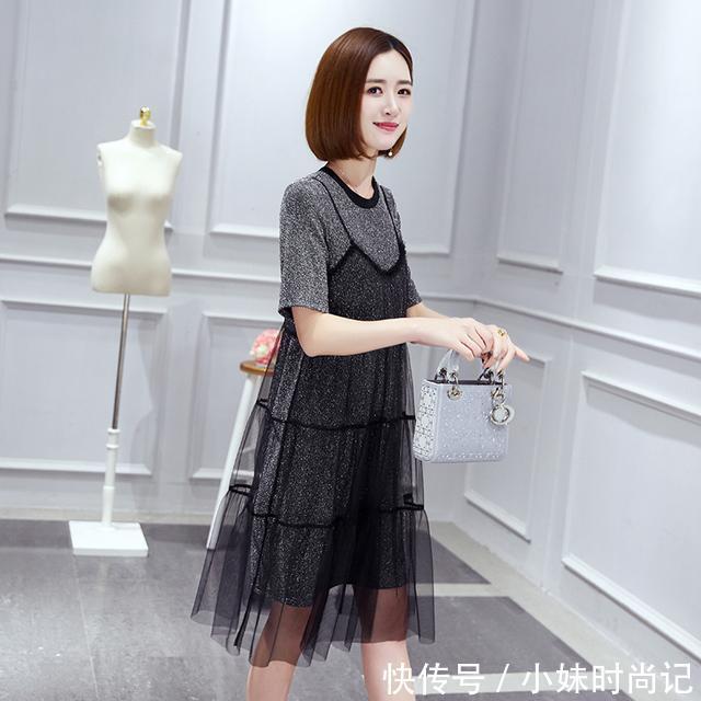 微胖|微胖的女人,穿这款连衣裙真的会显瘦喔~