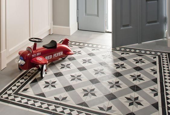  水泥|玄关地面铺这样,一进门就爱上你家,远看跟水泥自流平一样,大气