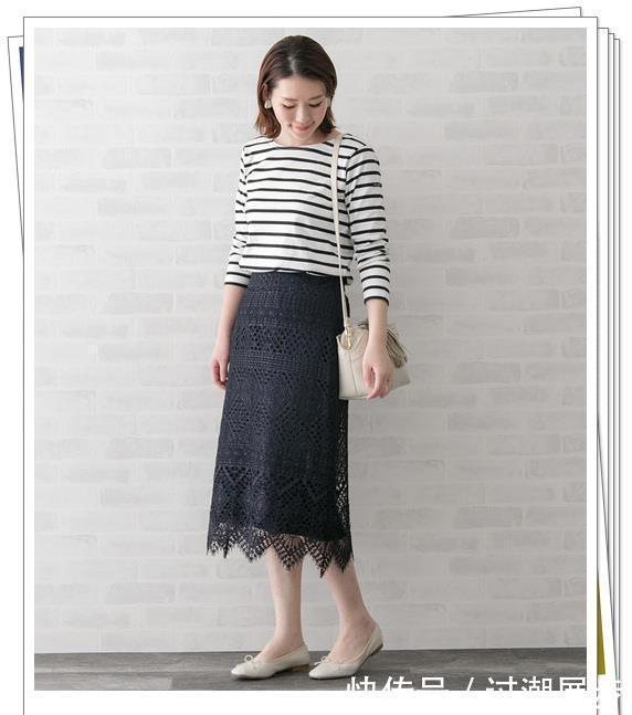 秋季|秋季蕾丝半身裙怎么搭?5种常用颜色30种流行搭配,穿出淑女风