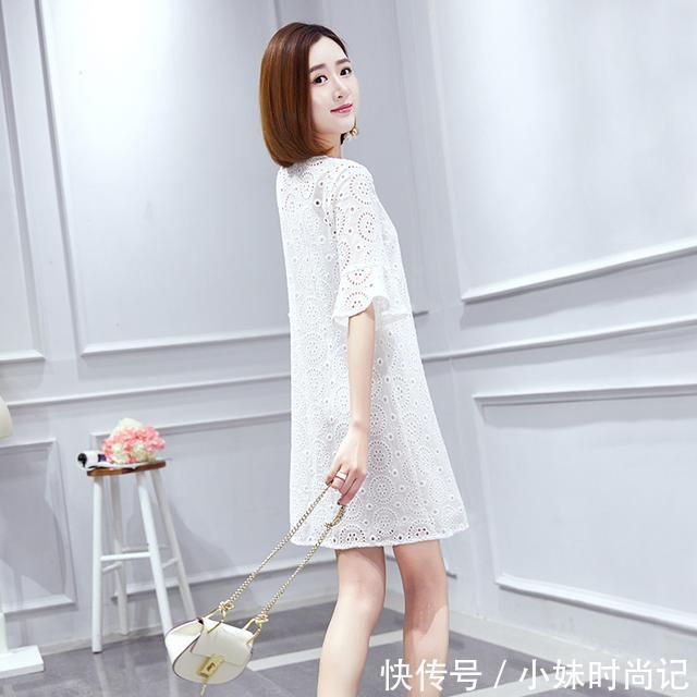 微胖|微胖的女人,穿这款连衣裙真的会显瘦喔~