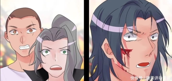  击中|王者漫画：刘邦过去给项羽帮忙，却被玄策的夺命之镰击中背部！