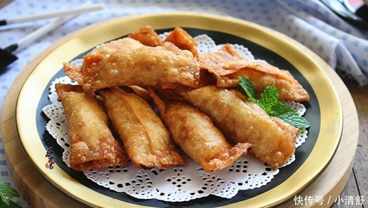 春卷|这几样食材搭配做春卷,鲜甜爽脆低脂肪,脆卜卜,户外携带很方便