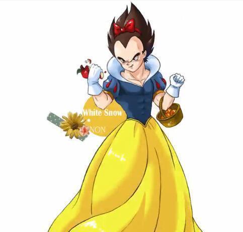  硬汉|七龙珠：当硬汉变身少女，孙悟空让人欲罢不能，贝吉塔超可爱