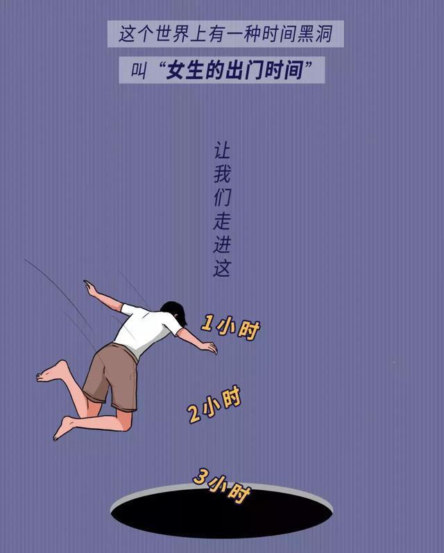 有个|这个世界上有个时间黑洞叫“女生出门前的时间”