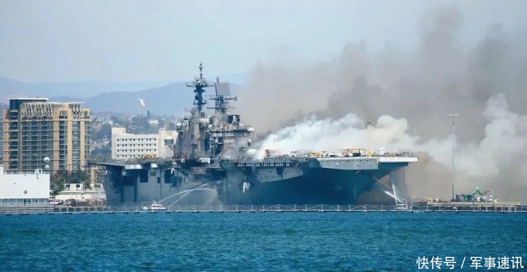 大火|美“准航母”被大火焚毁最新进展:疑为一名水兵故意纵火