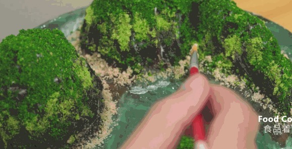 海岛|绝了日本小哥做出以假乱真的海岛果冻蛋糕,网友我和猫都惊了