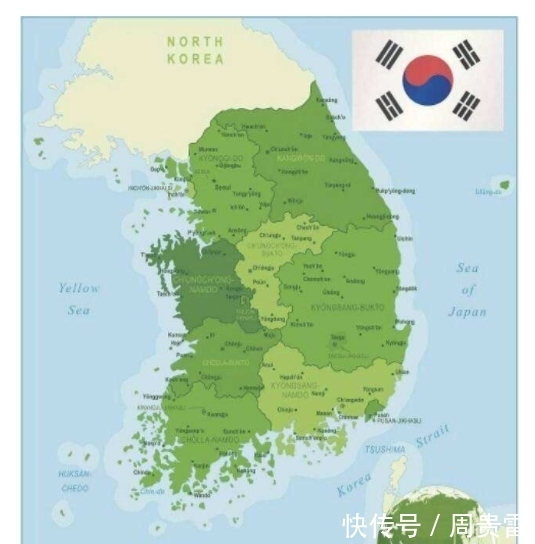 韩国|韩国的国土在并不大, 为什么许多韩国人却认为韩国很大?