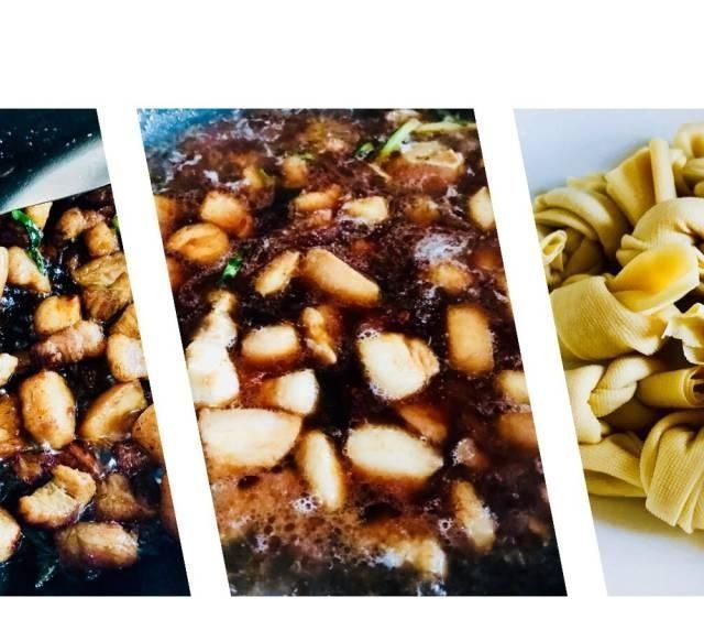 红烧肉|一口一块的百叶结红烧肉,最爱那肥而不腻