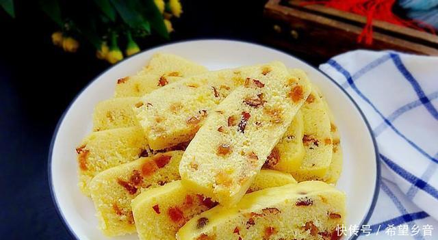主食|天热,主食就做它,手不沾面搅一搅就妥,柔软香甜,比蛋糕都好吃
