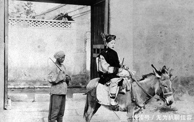 于世|清末旧照:光绪帝留存于世的唯一照片,美貌少妇骑毛驴回娘家